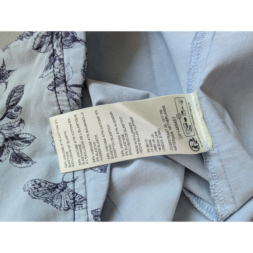 NWT Anthropologie Slim Scalloped Front-Slit Corset Dress Sz Plus 24W Blue #NB463 - Picture 12 of 12